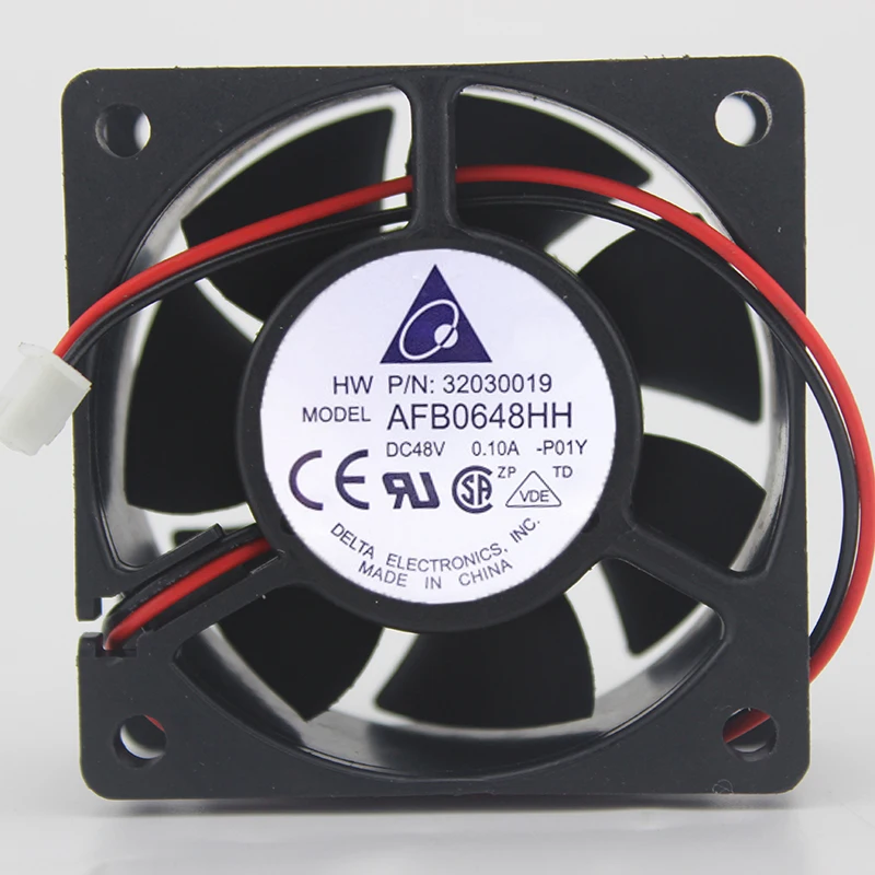 6025 CPU chladiča ventilátor AFB0648HH 48V 0.10 dvojitý loptu jednotku ventilátor