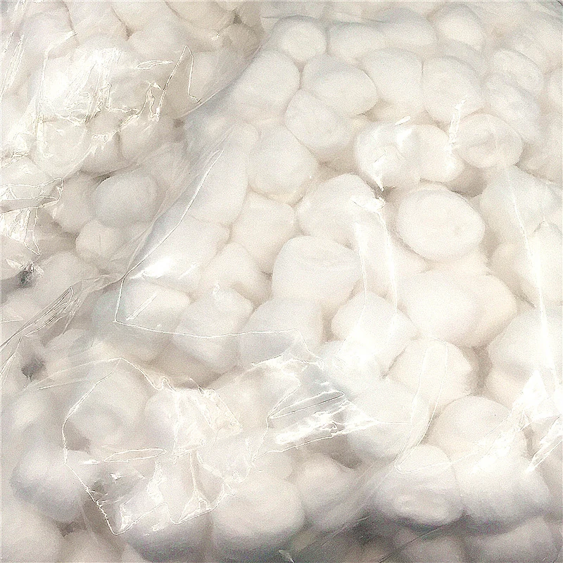 Absorpčné loptu Lekárske bavlny, vlny lekárske bavlnené tampóny bavlna loptu lekárske tampon Tetovanie používa tampon 500g/taška doprava zadarmo