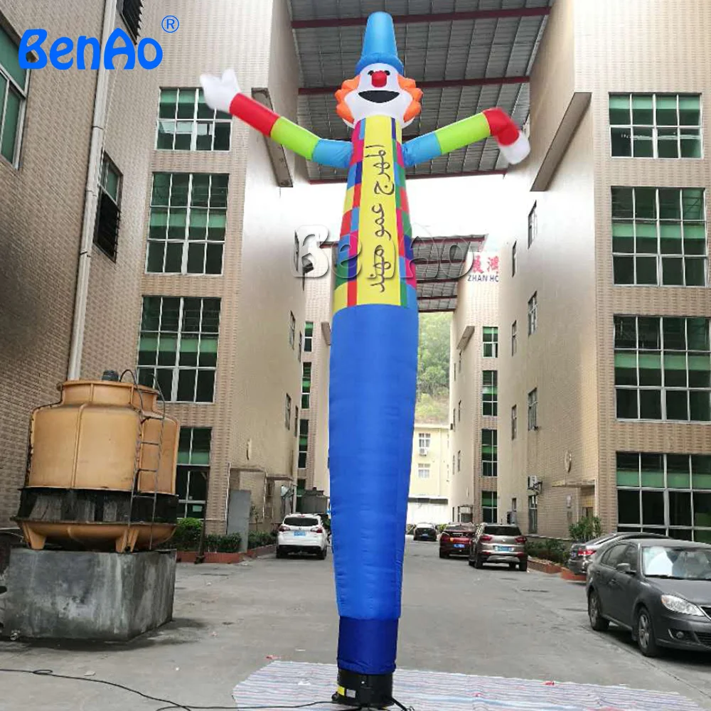 AD026 BENAO Hot predaj Klaun Vzduchu tanečník 10 ft -20 ft 3m-6m Vysoký & Nafukovací Balón Človeka na predaj