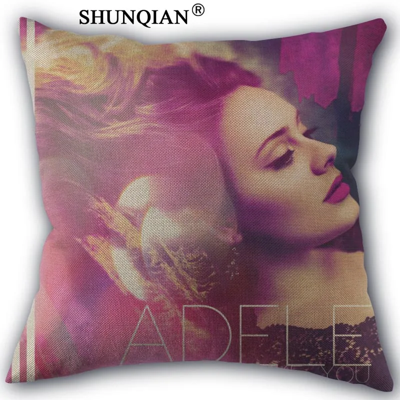 Adele obliečka na Vankúš Vlastné Bavlnená posteľná Bielizeň Hranaté Dekoračné obliečky na Vankúše na Zips Kryt 45x45cm jednej strane