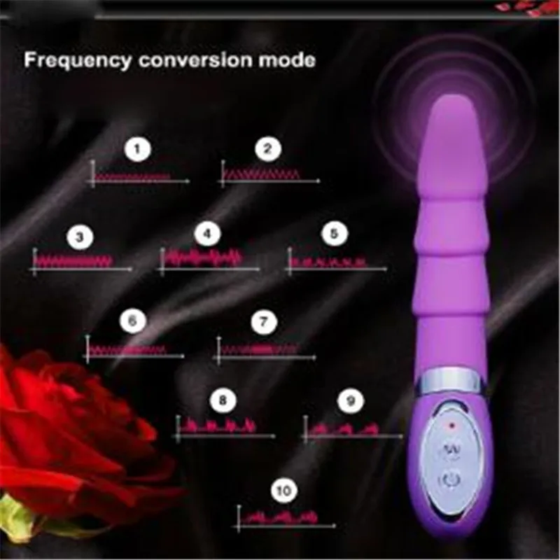 AFULA 10 rýchlosť Vibrátory pre ženy Análny Vibrátor sexuálne hračky pre ženy Čarovná palička Vibrador stimulátor Klitorisu Erotické hračky Sexe