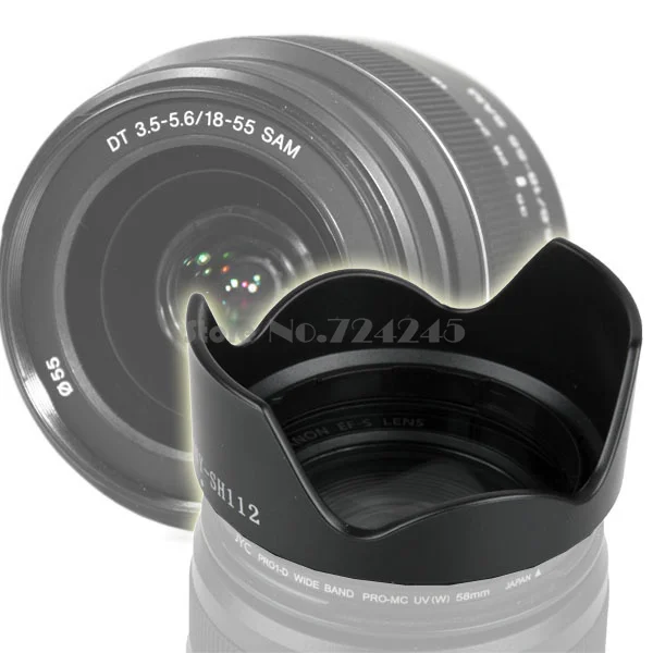 ALC-SH112 sh112 petal clona 49 mm pre SONY E NEX 18-55mm f3.5-5.6 16 mm f/2.8 fotoaparát