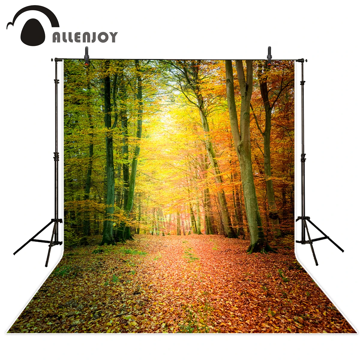 Allenjoy fotografie pozadie jeseň strom snov zlaté listy lesných pozadí fantasy rekvizity photo studio nové