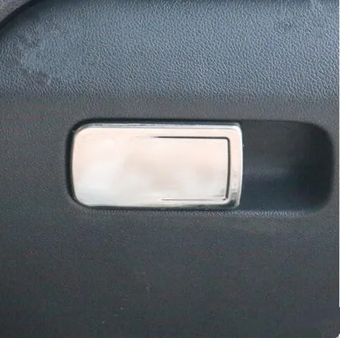 Auto-styling Nehrdzavejúcej ocele rukavice box spínač kryt výbava upravené dekoratívne nálepky prípade pre Volkswagen vw POLO rokov 2011-2016