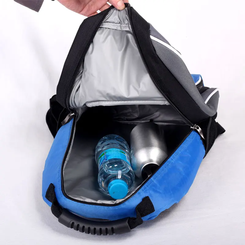 Batoh štýl piknik thermal bag blue / red donáška batoh silné izolované chladnejšie taška