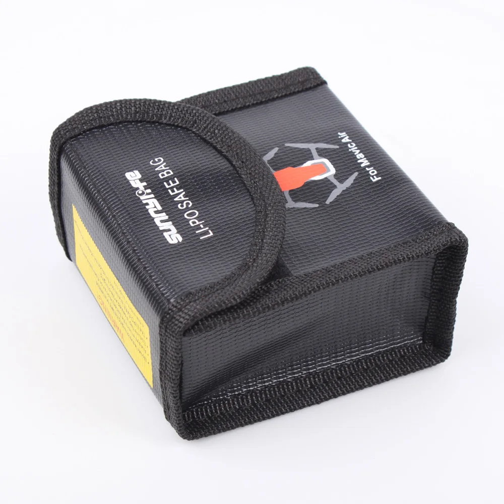 Batérie Ochranné Skladovanie Taška LiPo Bezpečné Taška v nevýbušnom pre DJI MAVIC VZDUCHU Quadcopter (Podržte tlačidlo 2 Batérie)