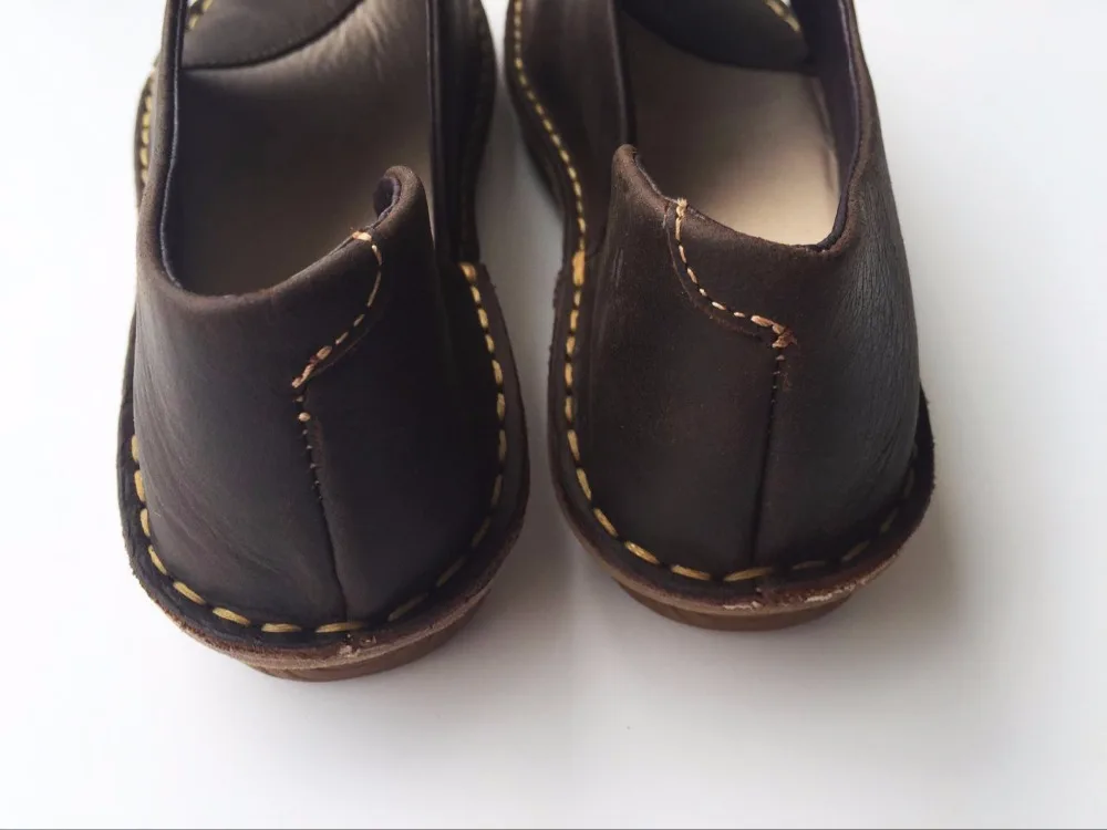 Careaymade-čistá, ručne vyrábané Všetky cowhide kožené topánky retro umenia mori dievča, žena ryba úst sandále mokasíny topánky,Kávovary/Khaki