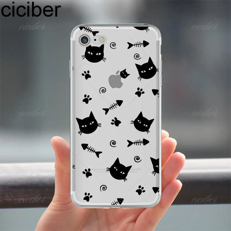 Ciciber Roztomilý Zvieratá Vzor Dizajn, Mäkké Kremíka Telefón Prípadoch Kryt pre IPhone 6 6 7 8 Plus 5S SE X Flamingo Panda Fundas Mačka