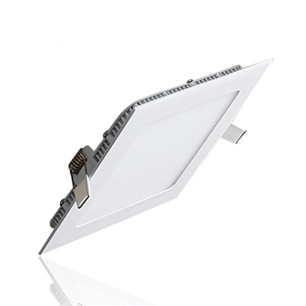 [DBF] Ultra Tenké Stmievateľné Led Panel svetlo 3W 4W 6W 9W 12W 15W 18W Kolo/Štvorcových Stmievanie LED Stropné Svetlo Zapustené LED Downlight