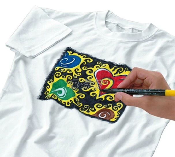DIY Vode Odolný Maľovanie Farebné Fixky 6/8 Farieb T-shirt Podšívka Textilná Značka Non-jedovaté Pigmentov na báze Atramentu Tkaniny Farby
