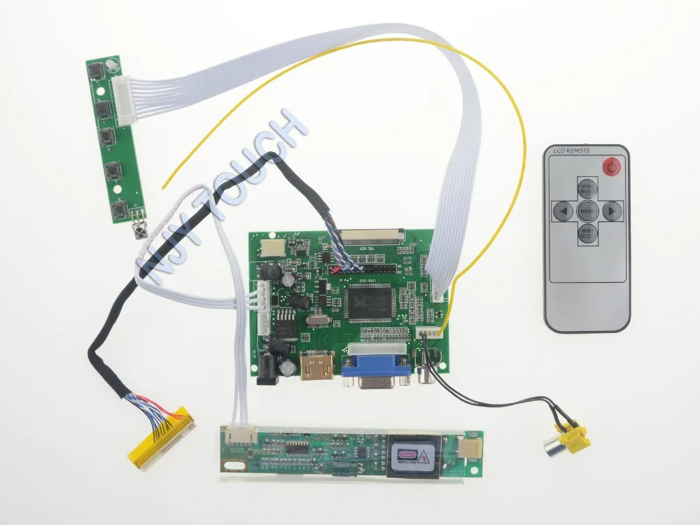 DOPRAVA ZADARMO PCB800099 HDMI VGA 2AV Diaľkové Ovládanie IR LCD LED Regulátor Rady LVDS urob si sám