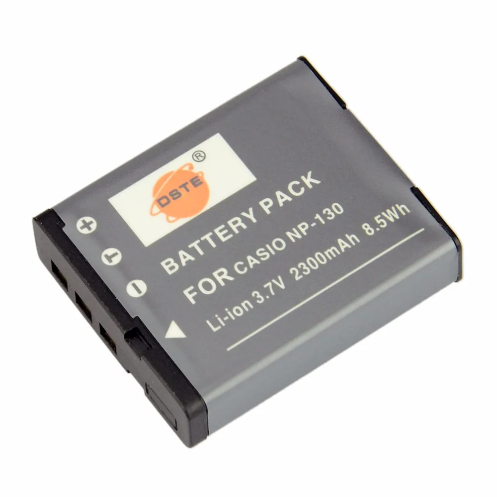 DSTE NP-130 Nabíjateľná Batéria pre Casio EX-H30 ZR100 ZR200 ZR300 ZR400 ZR410 ZR700 ZR1000 ZR1200 ZR3700 Fotoaparát