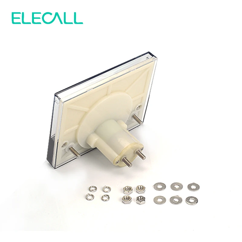 ELECALL 44L1 100mA AC 0~100mA Obdĺžnik Dial Aktuálnom Teste Panel Analógový Meter Ampér