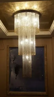 FUMAT K9, Krištáľové Lustre Moderné LED Luxusný Hotel Lobby Luster Strop Lesk Tortu Verzia K9 Krištáľové Svietidlá
