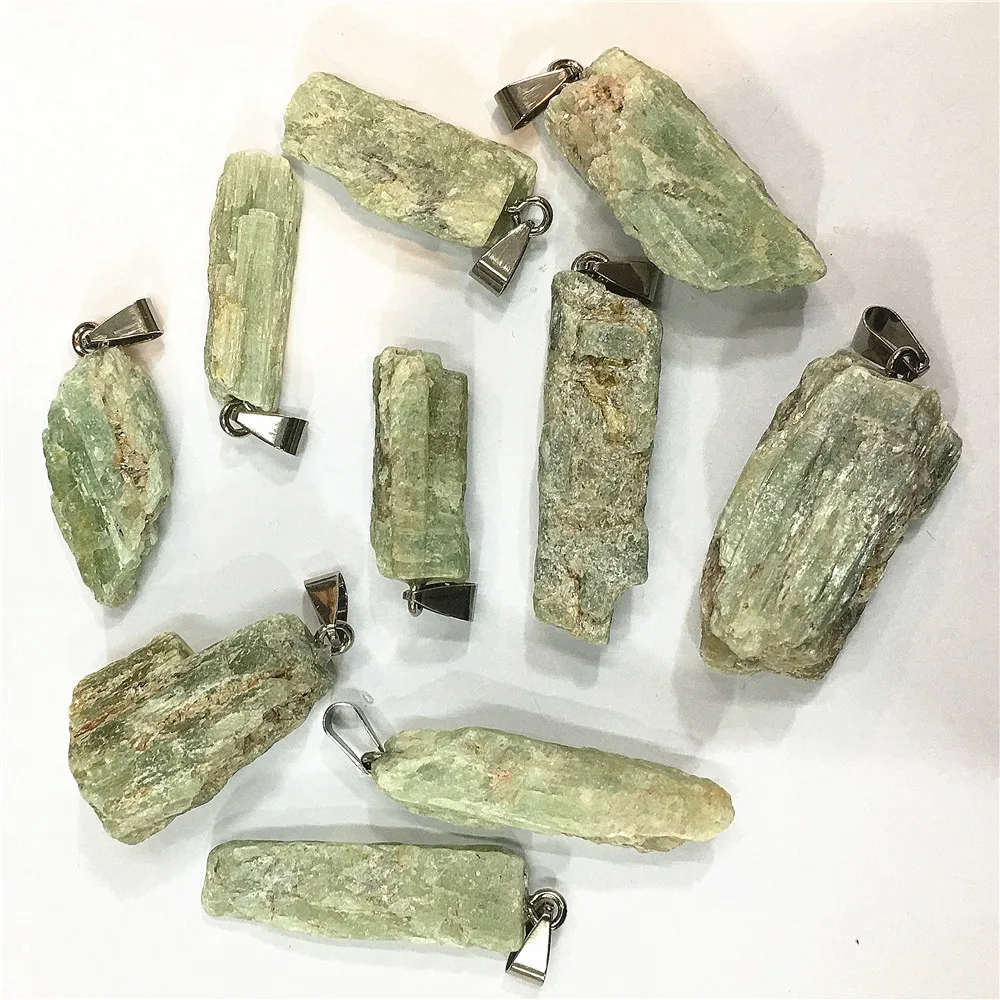 Gazelle Nový Módny Prírodný Kameň Rudy Prívesok Náhrdelník Green Crystal Pôvodnej Kamennej Prívesky 10pcs Veľkoobchod Doprava Zadarmo