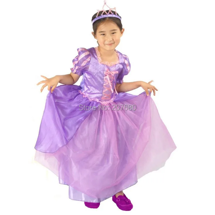 Halloween Deluxe Dievčatá Rapunzel Zamotaný Zdobiť Princezná Strany Kostým