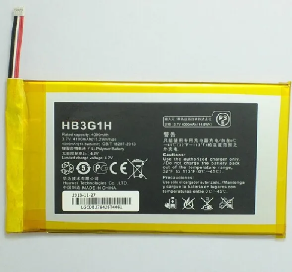 HB3G1/HB3G1H Batérie 4000mAh Pre Huawei MediaPad 7 Lite s7-301u T-Mobile Mostík Batterie Bateria AKKU Akumulátor PIL