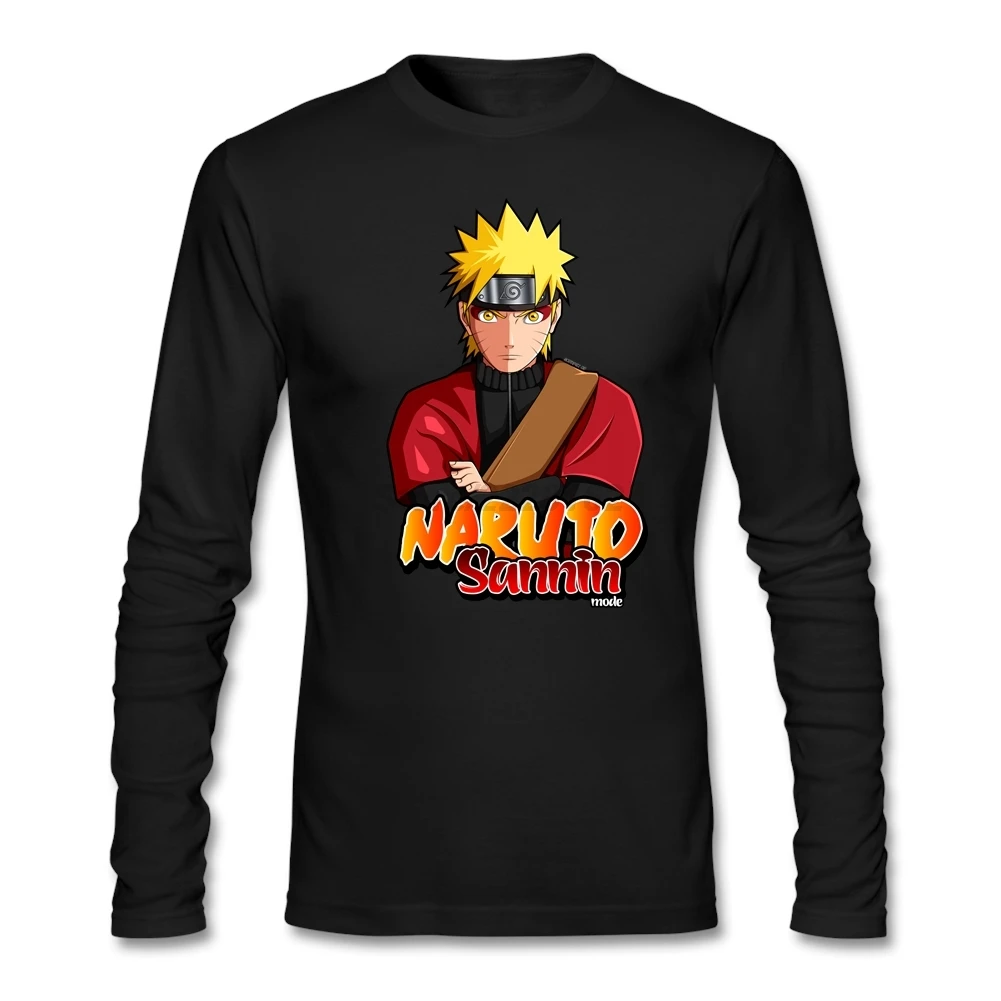 Jar Mužov Naruto Samin T Shirt 90. rokov Vlastné Topy Naruto mi tee tričko Fabic Bavlna, Dlhý Rukáv Blusa Pre Big Boy