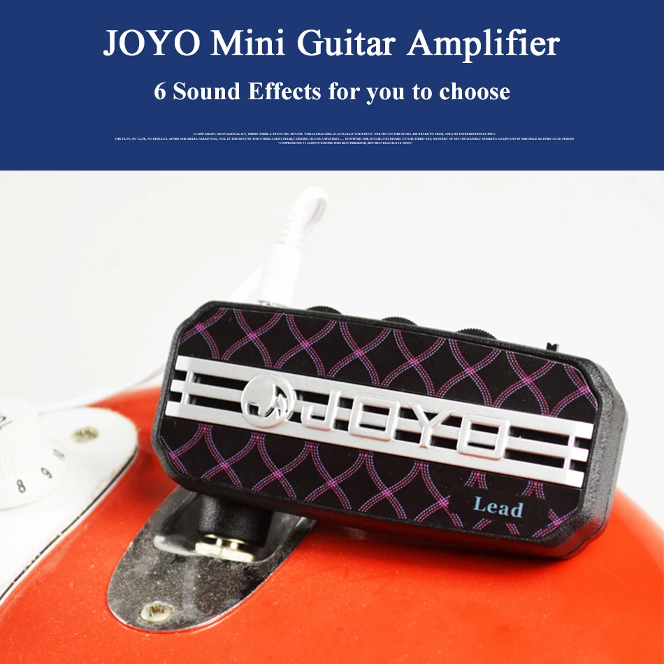 JOYO JA-03 Mini Guitar Amp Zosilňovač Vrecku Silný 6 Zvukové Efekty Metal&Viesť&anglický Kanál&Super Viesť&Tube Autom a Akustické