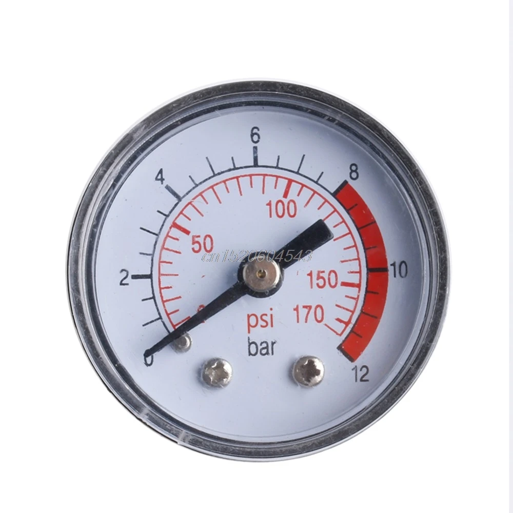 Kompresor Pneumatické, Hydraulické Kvapaliny tlakomer 0-12Bar / 0-170PSI R06 Kvapka Loď