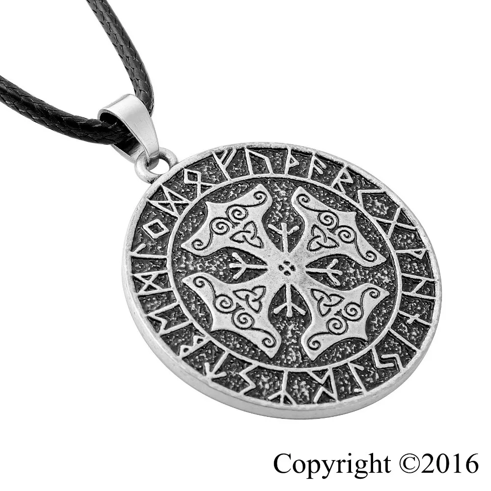 LANGHONG 1pcs Severanov Vikingovia Amulet Prívesok Náhrdelník Severanov Kríž RUNE Prívesok Náhrdelník Originálne Šperky
