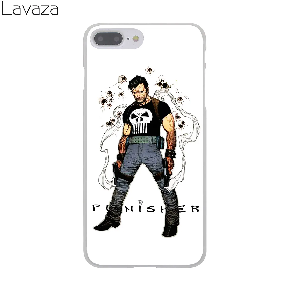 Lavaza Punisher film Pevný Kryt puzdro pre Apple iPhone 8 7 6 6 Plus 5 5S SE 5C 4 4S X 10 Coque Shell