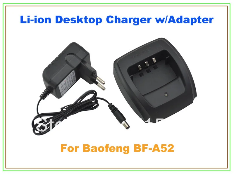 Li-ion Desktop Nabíjačka w/ Adapter pre Baofeng BF-A52