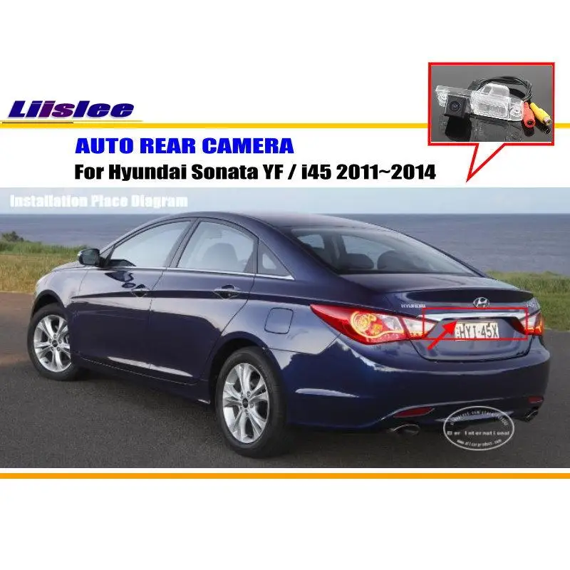 Liislee Pre Hyundai Sonata YF / i45 2011~- Spätné Kamery / Backup Parkovacia Kamera / NTST PAL / špz Svetlo OEM