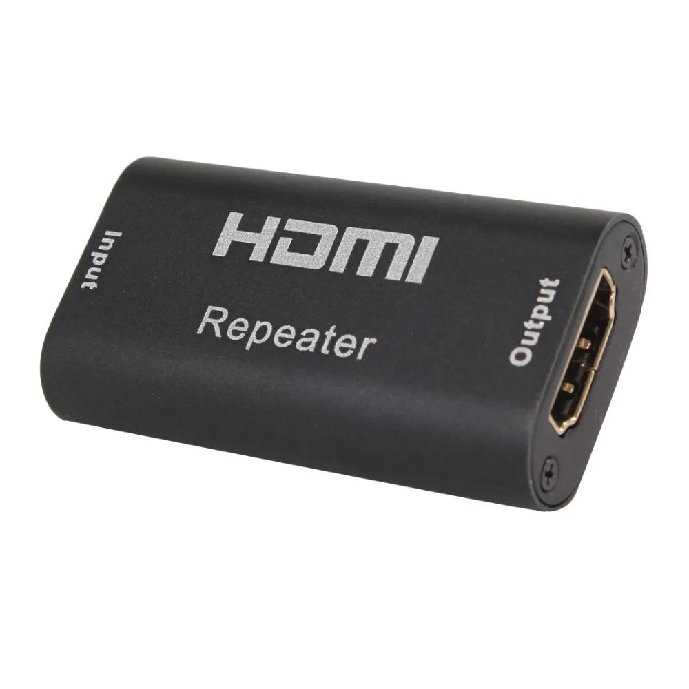 Mini Black 130FT 40M 1080P Full HD 1.65 gb / S HDMI Repeater Extender Zosilňovač, Booster