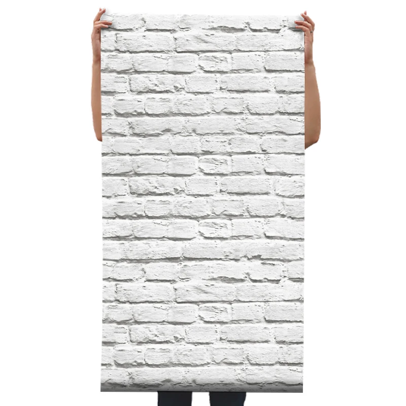 Moderné Biele Tehly Tapety 3D Retro Obývacia Izba Štúdia Oblečením Pozadí Steny Pokrývajú Steny Papier v Kotúčoch Pre Steny 3 D