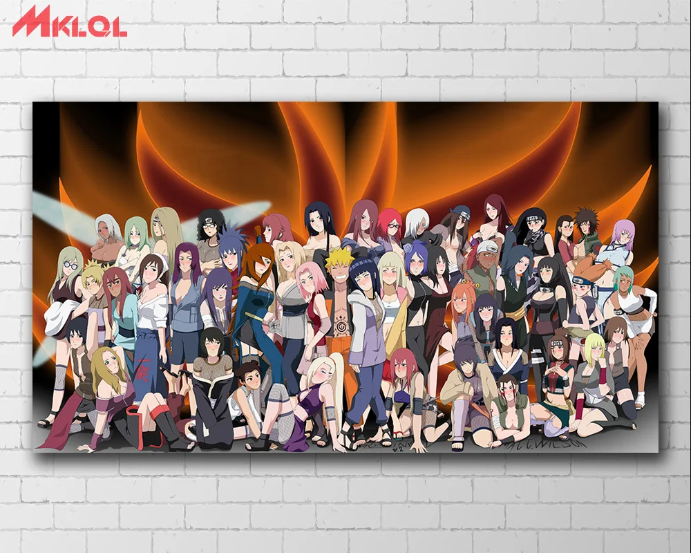 Moderné HD Anime Wall Art Plátno Japonsko Naruto Plagát, Tlač Hot Anime Wall Art Maliarske Umenie Fotografie Pre Obývacia Izba Domova