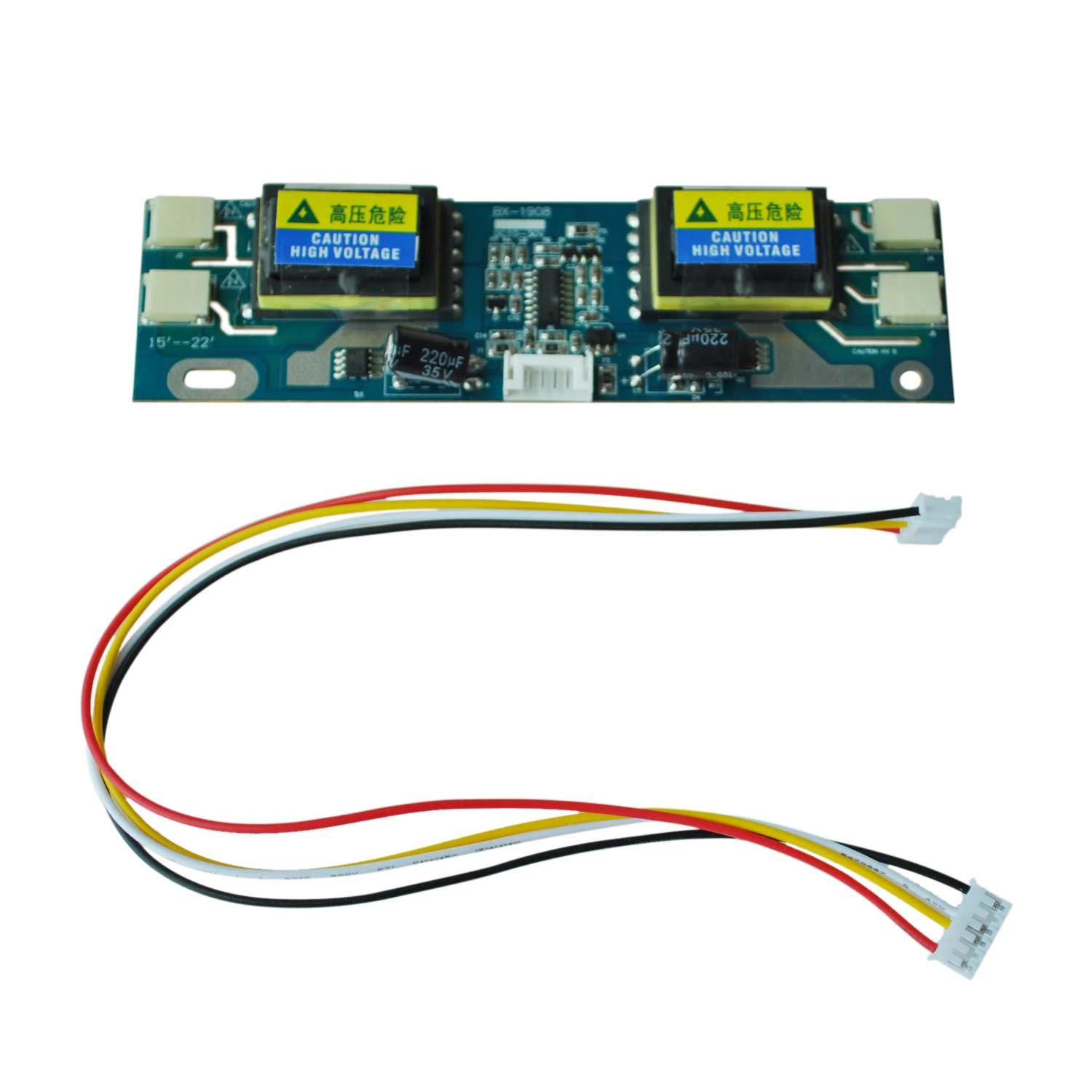 MYLB-Univerzálny CCFL Invertor LCD Notebooku, Monitoru 4 Lampy 10-29V a 15'-22' Widesn