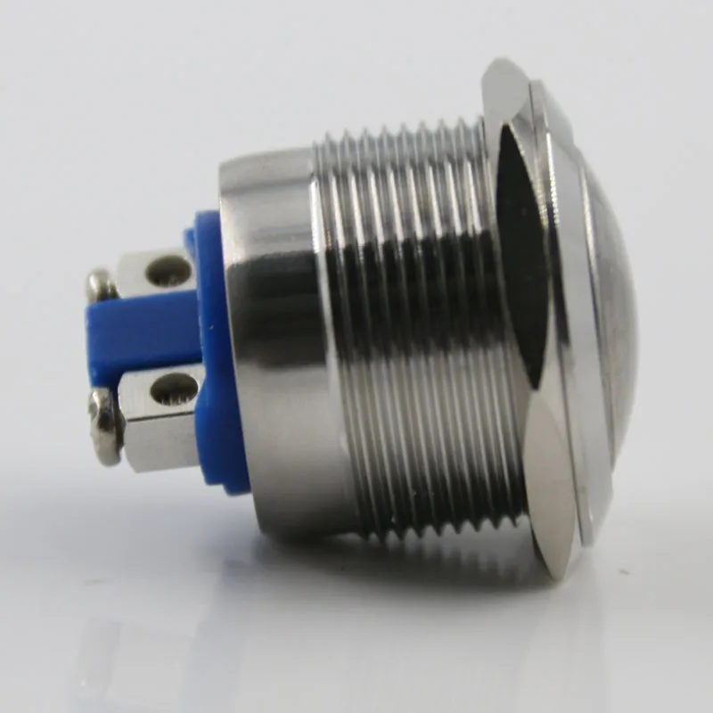 Na 22 mm kovové tlačidlo prepnúť tlačidlo reset okamžité zvonček klaksón nepremokavé nehrdzavejúcej ocele