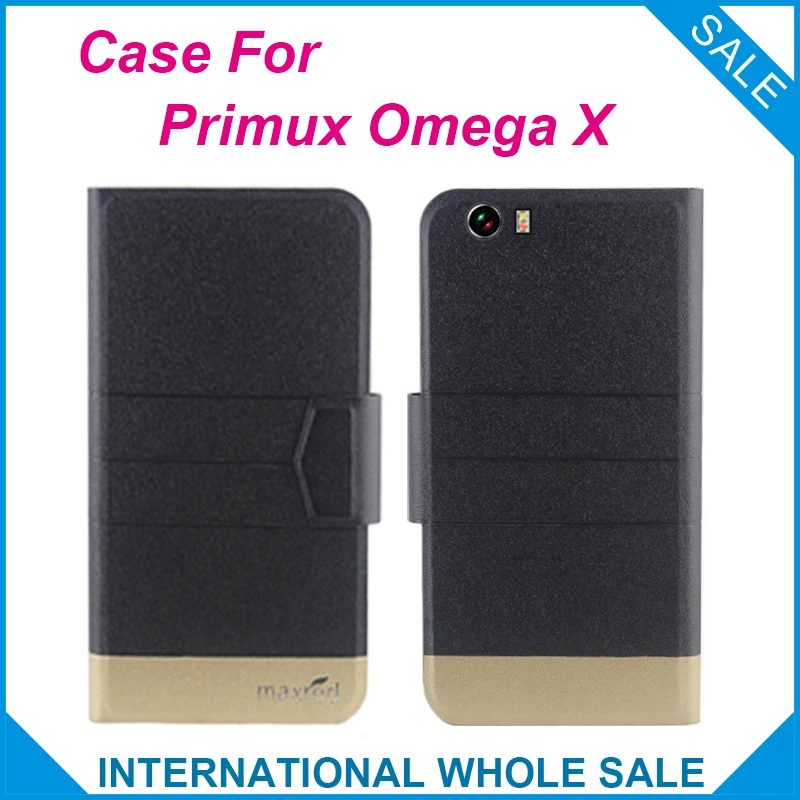 Najnovšie Horúce! Primux Omega X Telefón Prípade, 5 Farby Vysokej kvality Full Flip Módne Prispôsobiť Kožené Luxusné telefóny, Príslušenstvo