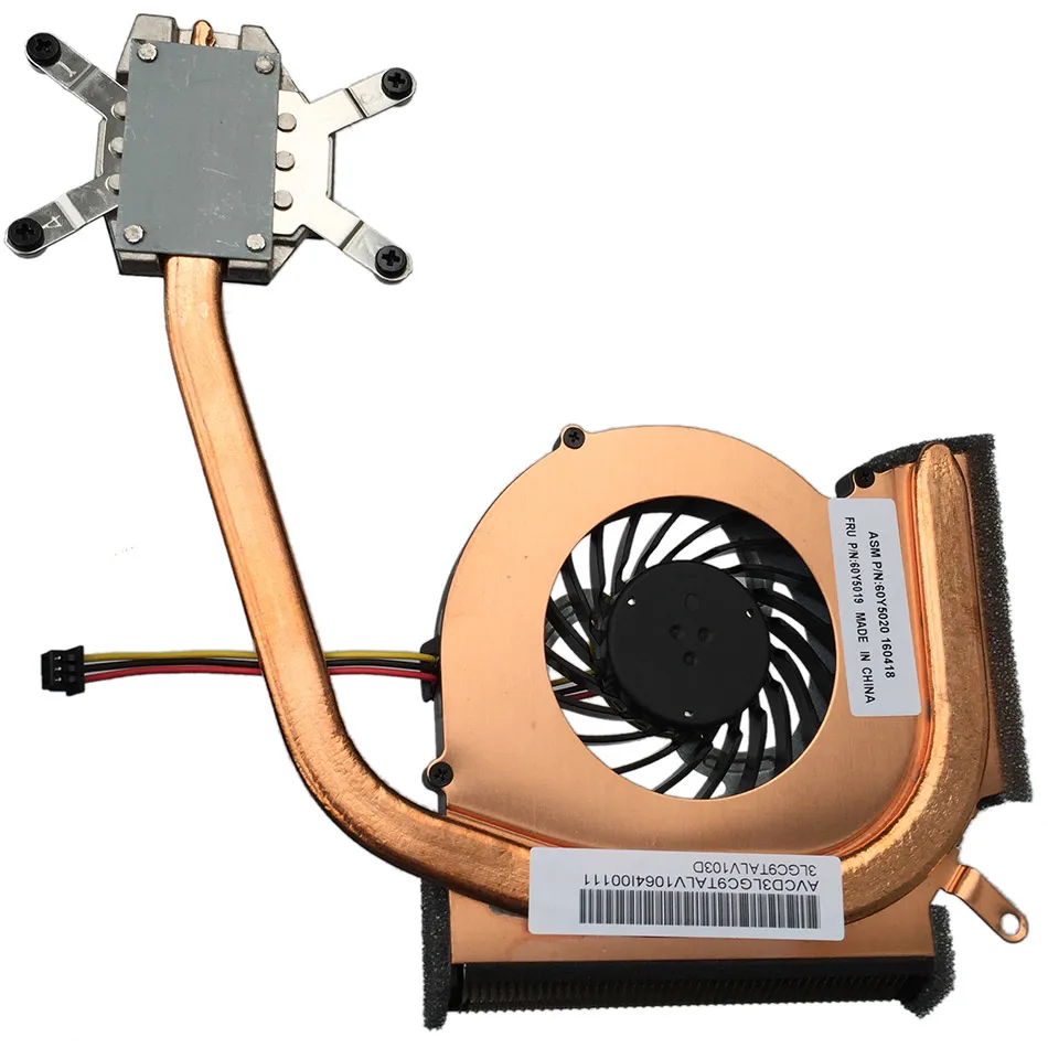 Nové CPU chladiaci ventilátor Pre ThinkPad L412 L512 FRU:60Y5019 60Y5020 chladič DELTA KSB06105HA