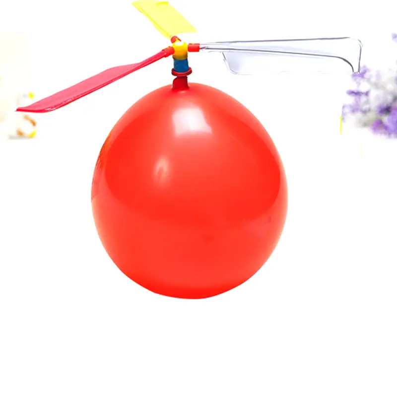 Nové Náhodné Farby 10Pcs Nastaviť Balóny Vrtuľníka Lietanie S Píšťalkou Deti Hrať Zábavné Hračky Balón Vrtule Dieťa, Hračky, BS
