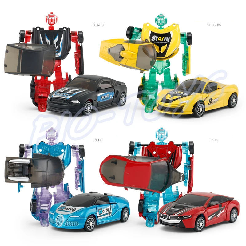 Nový Rok Darček 1/64 RS Transformáciu Robota Hračky Auto Vzdelávania Vzdelávacie Hra, Montáž Kreatívne Hračky Deti Zábavné Predložiť Statický Model