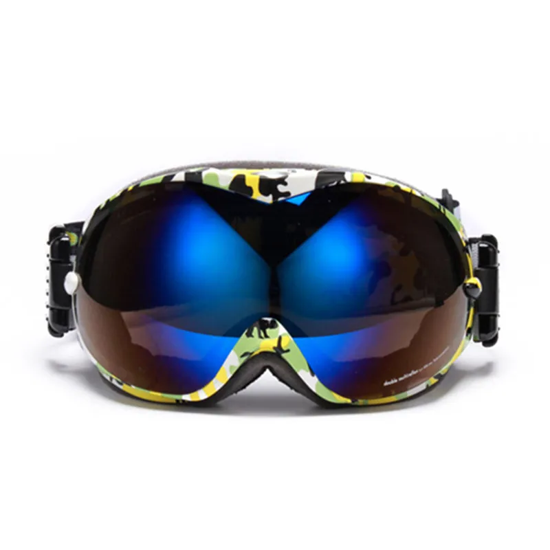 Nový sneh okuliare dvojité objektív premenlivé pre deň a noc anti-fog Lyžovanie okuliare Lezenie SnowboardGoggles s Replaceble Objektív