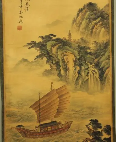 Nádherná Čínska Antické zbierky Imitácia antické Krajiny obrázok Č. 13