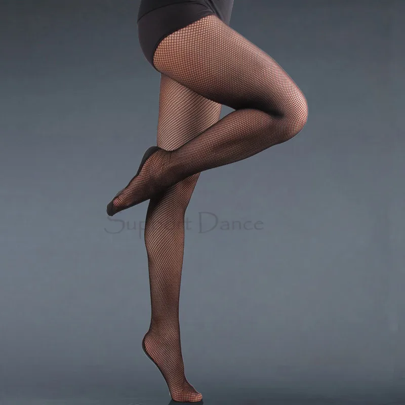 Podpora Tanec Ženy Karamelová Čierna Nahé latinskej Plynulej Odbornej Sieťované Pančucháče Dospelých Collant Veľmi Pružné Pevného Priadza DBT29