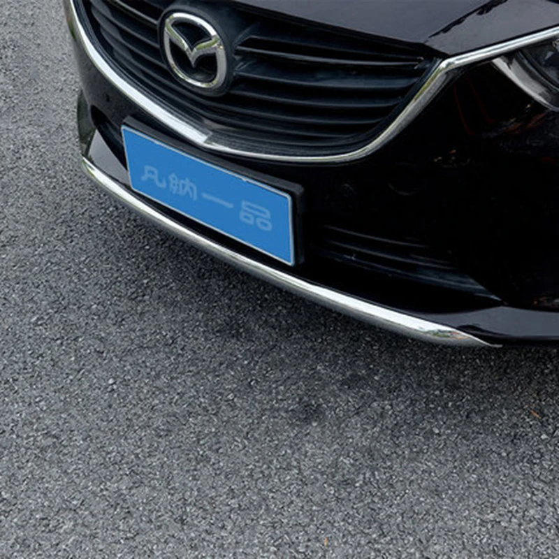 Pre Mazda 6 M6 Atenza Sedan 2013 2016 ABS Chrome Predné, Zadné, dole v Strede Nárazníka Racing Mriežka Kryt Lišty Trim
