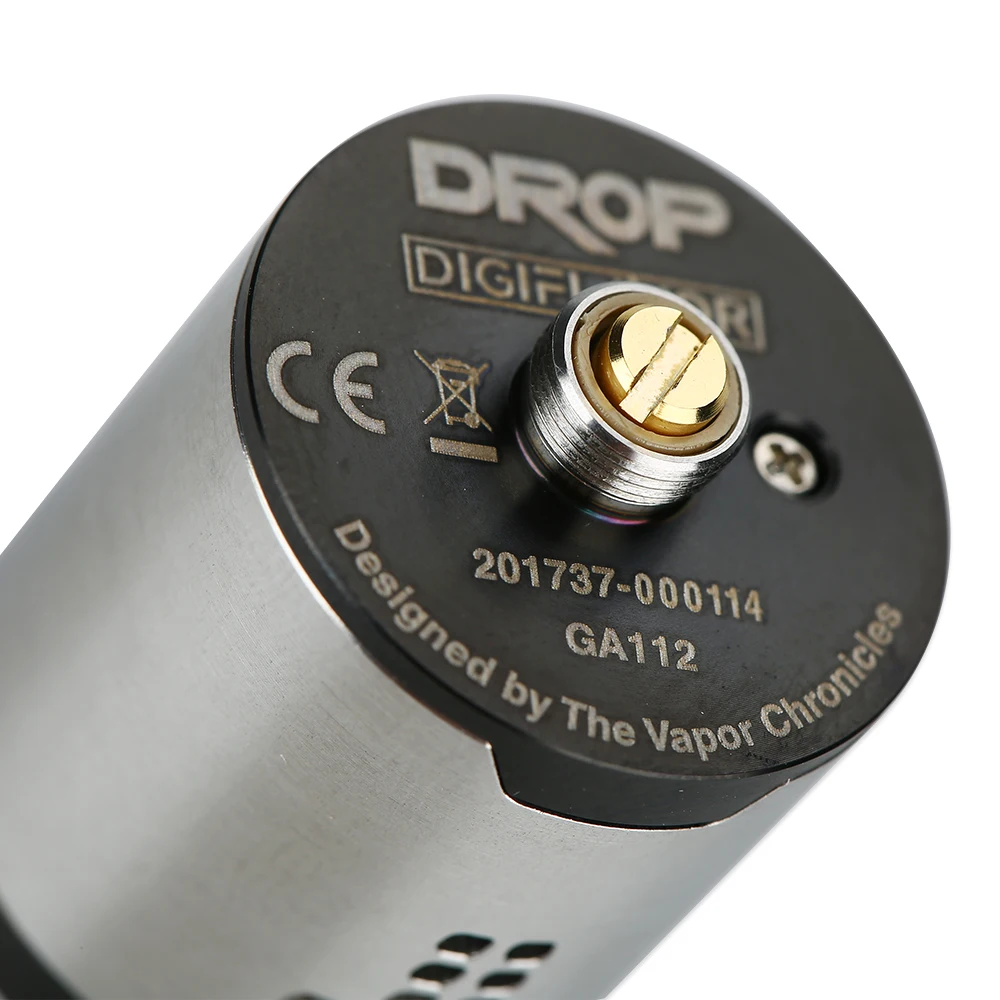 Pôvodné Digiflavor DROP RDA Zvýšiť Prúdenie vzduchu Dizajn 810 & 510 Drip Tip 4 Veľké Post Otvory Elektronická Cigareta Vape Rozprašovač