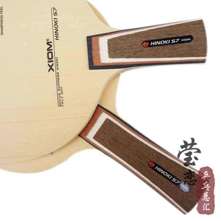 Pôvodné XIOM HINOKI S7 stolný tenis čepeľ raketové športy, stolný tenis loptičky vnútorné športové cypress čistého dreva