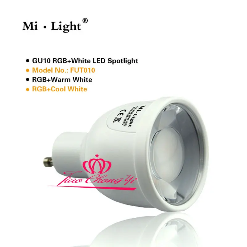 RGBW W/WW E27 GU10 MR16 LED Svetlo Stmievateľné RGB Žiarovky Lampy 2.4 G Bezdrôtový Milight