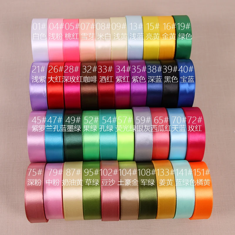 Roll 2,5 Cm Polyesterové Pásky Téma Domova Svadobné Dodávky Tortu Darček Zábal Package Satin Textílie Stuhy DIY Príslušenstvo