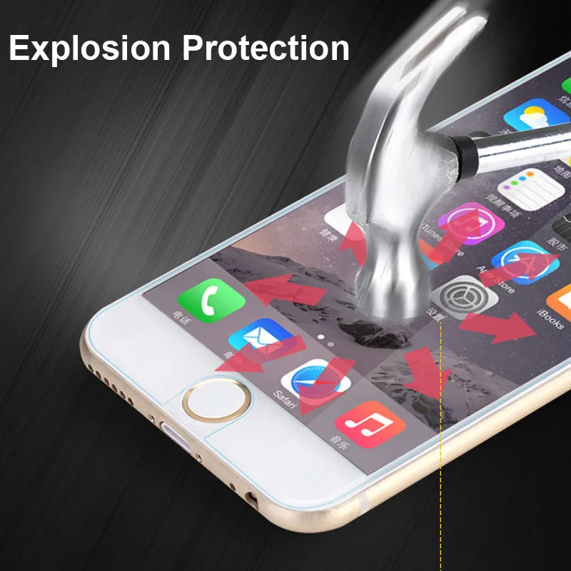 Screen Protector Premium Anti-glare Tvrdeného Skla Pre Samsung Galaxy S7 G9300 9H 0.26 MM 2,5 D Anti-Shatter Ochranný Kryt Film
