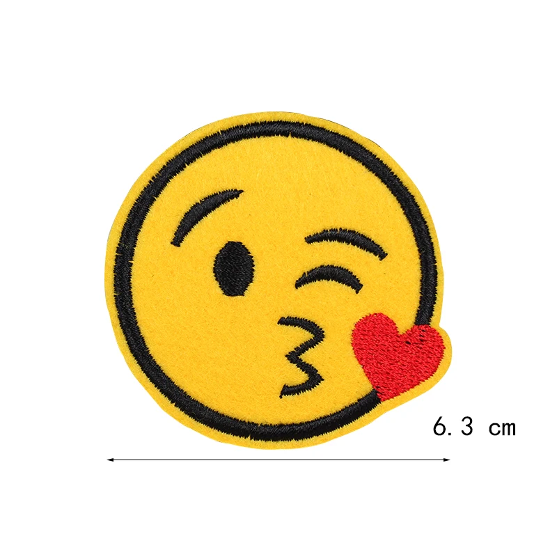 TIANXINYUE Značky Škvrny 20pcs/veľa Lásky s úsmevom patch žehlička na patch Motív šiť na žehličky na Nášivka DIY príslušenstvo