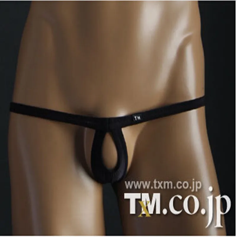 TM Baru hodvábne sexy tangá režim, reťazce pánske tangá plavky homosexuáli bielizeň sexy Ekstrim Mens bikiny,Penis kantong cembung