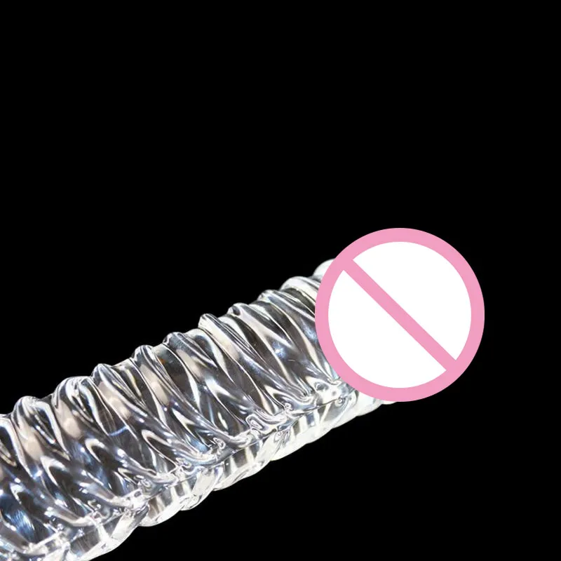 Transprent Pyrex Glass Zadok Plug Crystal Análne Dildo Veľká Veľkosť Penisu G-Spot Stimulácia Dospelých, Sexuálne Hračky
