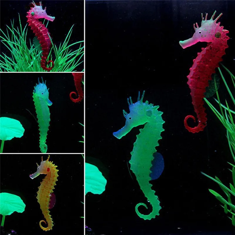 Umelé Akvárium Sea Horse Hippocampus Ornament akvárium Medúzy Dekor Nové 1pcs
